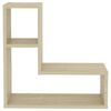 vidaXL Ραφιέρες Τοίχου 2 τεμ. Sonoma Δρυς 50x15x50 εκ. από Επεξ. Ξύλο