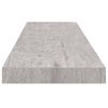 vidaXL Ράφι Τοίχου Γκρι Σκυροδέματος 90 x 23,5 x 3,8 εκ. από MDF