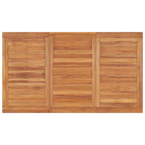 vidaXL Τραπεζαρία Κήπου 140 x 80 x 77 εκ. από Μασίφ Ξύλο Teak