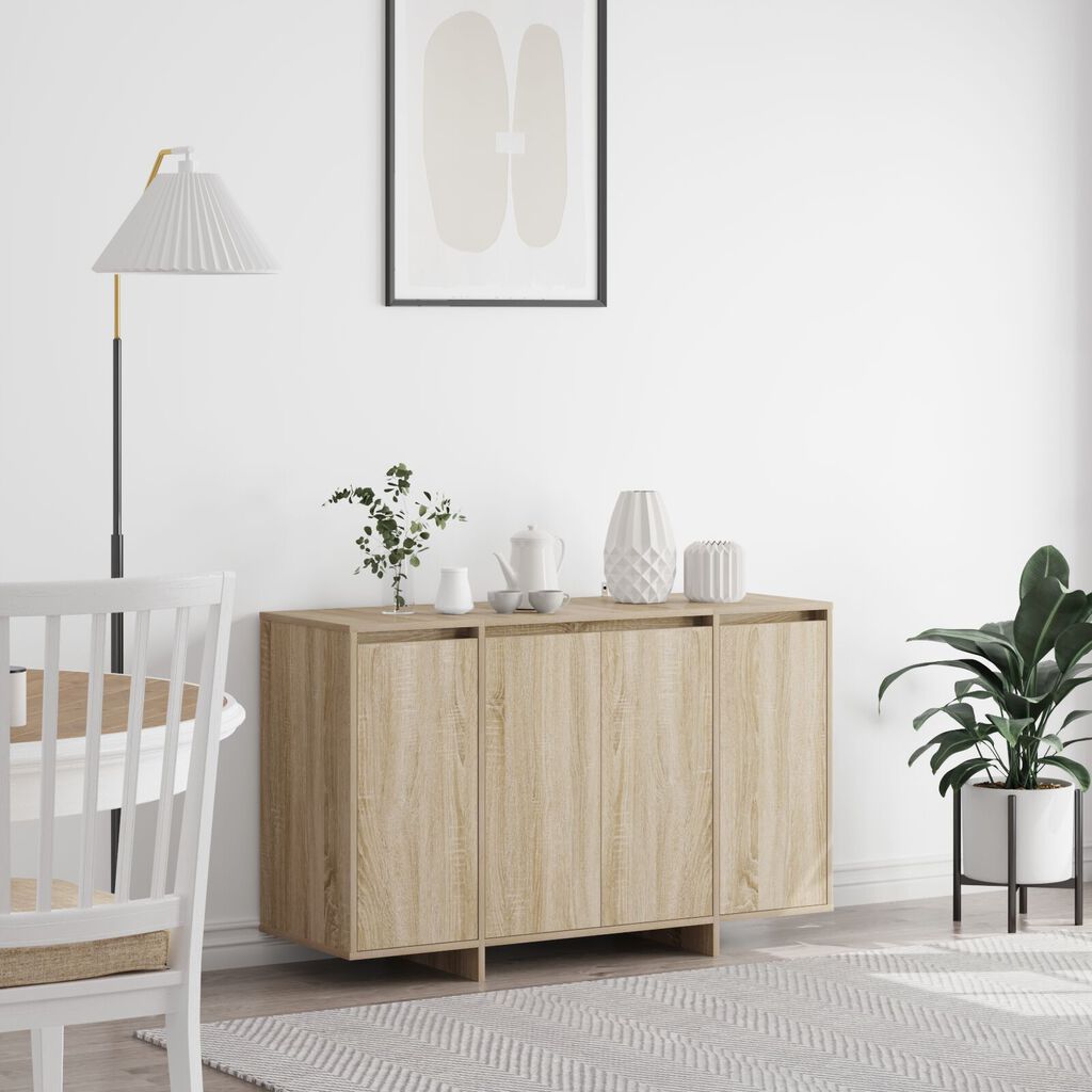vidaXL Πλευρικό Γραφείο Sonoma Oak Sonoma Oak Επεξεργασμένο ξύλο