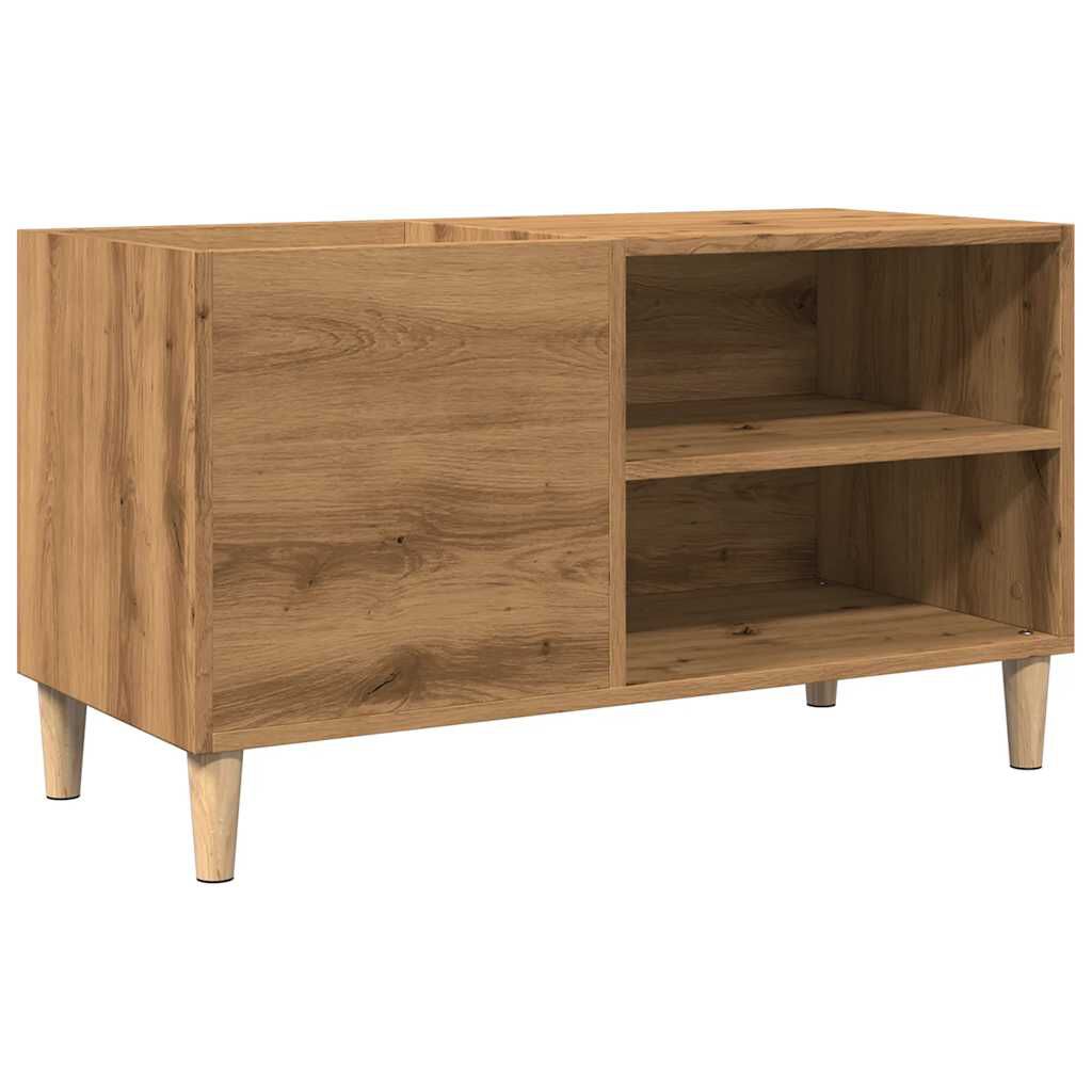 ντουλάπι δίσκων vidaXL Δρυς τεχνίτης 84,5x38x48 cm Κατασκευασμένο ξύλο