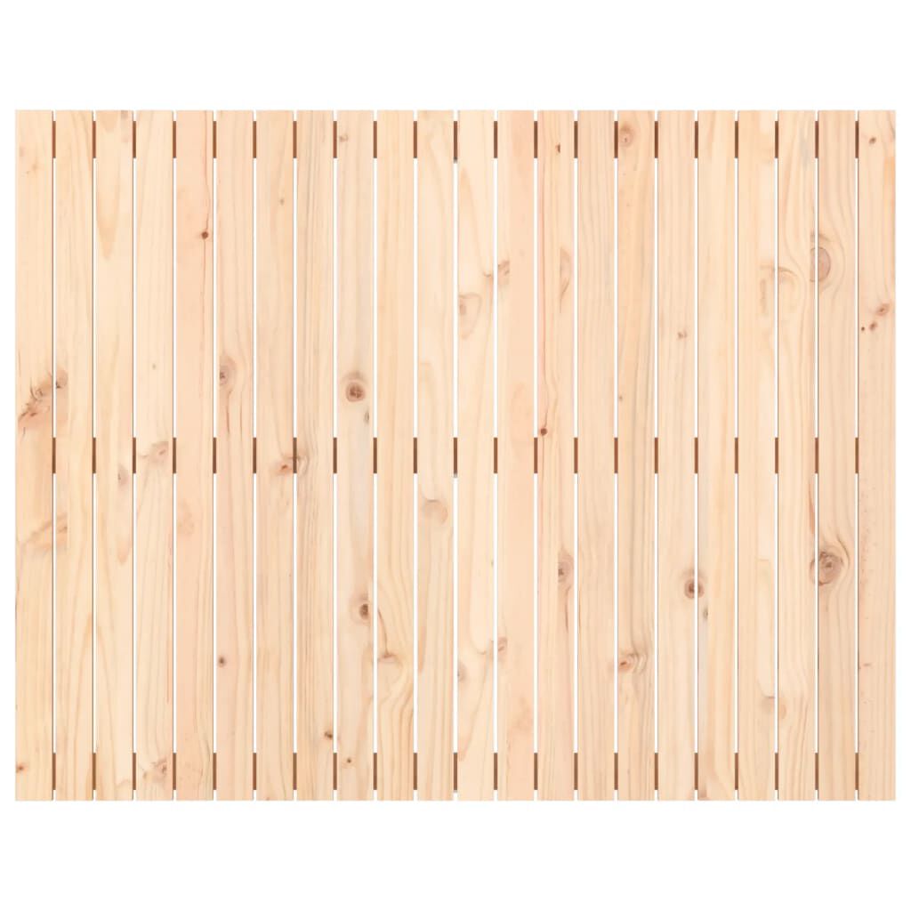 vidaXL Κεφαλάρι Τοίχου 140x3x110 εκ. από Μασίφ Ξύλο Πεύκου