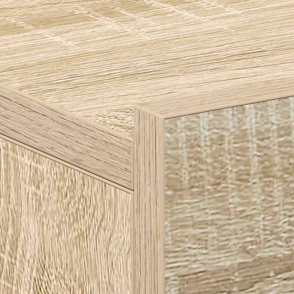vidaXL Κομοδίνα Κρεμαστά 2 τεμ. Sonoma Δρυς 40x30x15εκ. από Επεξ. Ξύλο
