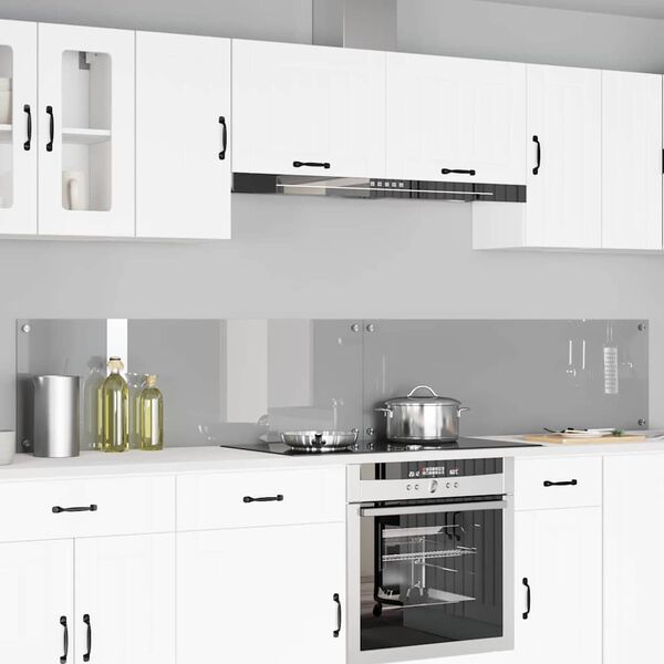 vidaXL &Pi;&lambda;ά&tau;&eta; &kappa;&omicron;&upsilon;&zeta;ί&nu;&alpha;&sigmaf; 2 pcs &Alpha;&nu;&omicron;&iota;&chi;&tau;ό &gamma;&kappa;&rho;&iota; 120 x 40 cm &sigma;&kappa;&lambda;&eta;&rho;&upsilon;&mu;έ&nu;&omicron; &gamma;&upsilon;&alpha;&lambda;ί