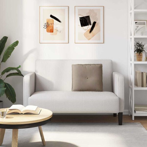 vidaXL Μαξιλάρι Πλάτης Taupe 50 x 45 εκ. Ύφασμα Μικροΐνας