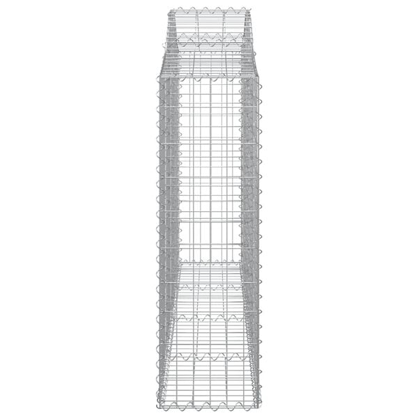 vidaXL Συρματοκιβώτια Τοξωτά 18 τεμ. 200x30x100/120 εκ. Γαλβαν. Ατσάλι