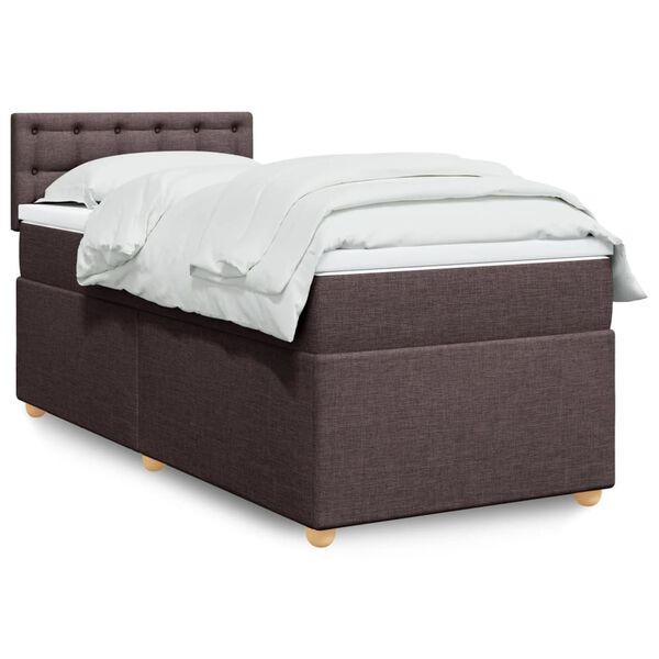 vidaXL &Kappa;&rho;&epsilon;&beta;ά&tau;&iota; Boxspring &mu;&epsilon; &Sigma;&tau;&rho;ώ&mu;&alpha; &Sigma;&kappa;&omicron;ύ&rho;&omicron; &Kappa;&alpha;&phi;έ 100x200 &epsilon;&kappa;. &Upsilon;&phi;&alpha;&sigma;&mu;ά&tau;&iota;&nu;&omicron;