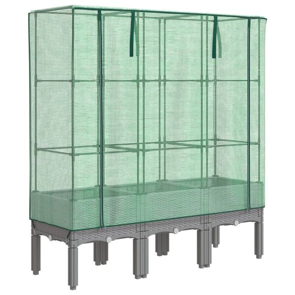 vidaXL &Zeta;&alpha;&rho;&nu;&tau;&iota;&nu;&iota;έ&rho;&alpha; &Upsilon;&pi;&epsilon;&rho;&upsilon;&psi;. &Kappa;ά&lambda;&upsilon;&mu;&mu;&alpha; &Theta;&epsilon;&rho;&mu;&omicron;&kappa;&eta;&pi;ί&omicron;&upsilon; Ό&psi;&eta; &Rho;&alpha;&tau;ά&nu; 120x40x140 &epsilon;&kappa;