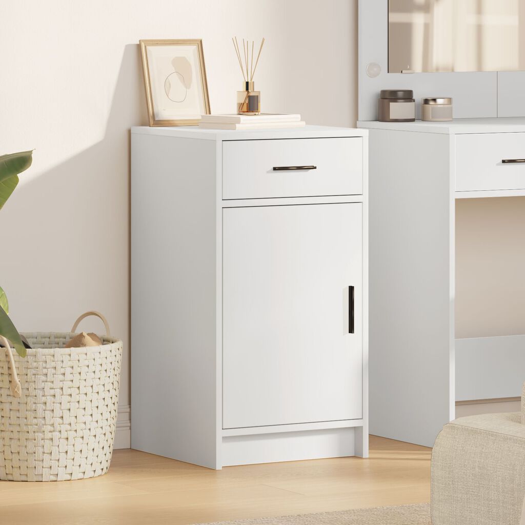 vidaXL Μπουφές Λευκό 40x41x75 εκ Κατασκευασμένο από Ξύλο