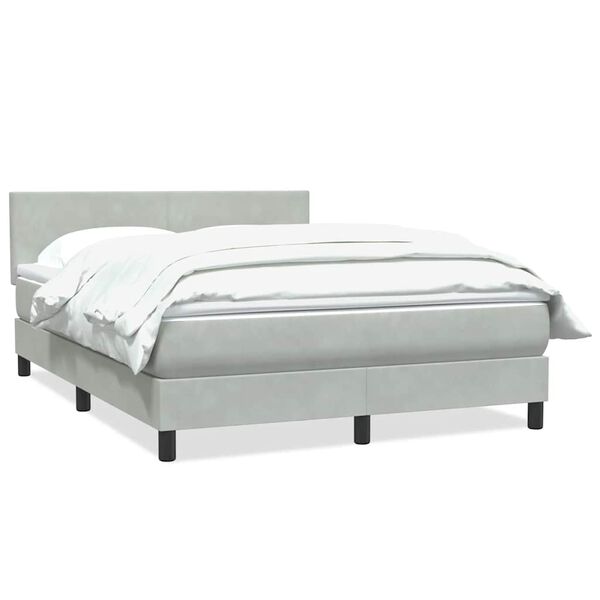 vidaXL &Kappa;&rho;&epsilon;&beta;ά&tau;&iota; Boxspring &mu;&epsilon; &Sigma;&tau;&rho;ώ&mu;&alpha; &Alpha;&nu;&omicron;&iota;&chi;&tau;ό &Gamma;&kappa;&rho;&iota; 140x210 &epsilon;&kappa;. &Beta;&epsilon;&lambda;&omicron;ύ&delta;&iota;&nu;&omicron;