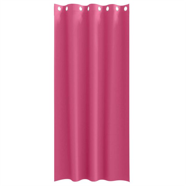 vidaXL Κουρτίνες 2 pcs Φωτεινό Ροζ 260 x 140 εκ. Πολυεστέρας