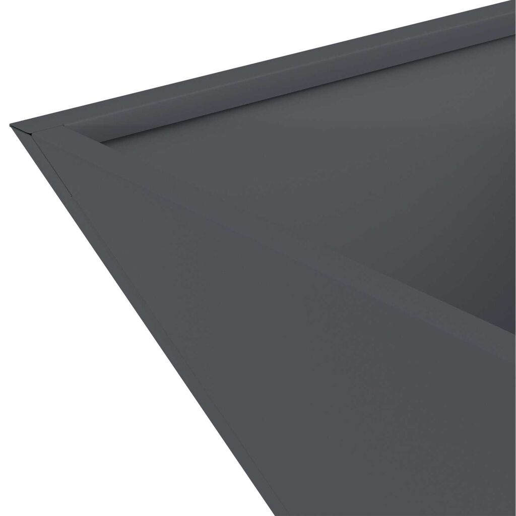 vidaXL Πλαστική Γλάστρα Ανθρακί Πλαστική 35 x 35 x 15 εκ Ανθεκτική