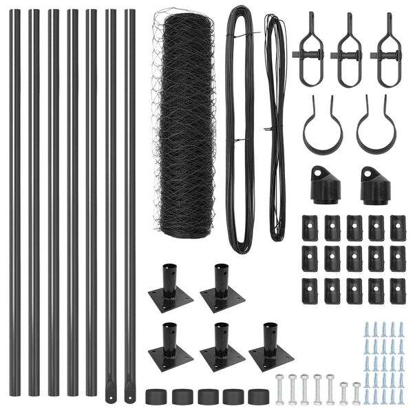 vidaXL &Sigma;&tau;ύ&lambda;&omicron;&sigmaf; &Pi;&epsilon;&rho;&iota;&phi;&rho;ά&xi;&epsilon;&omega;&nu; &Gamma;&kappa;&rho;&iota; 10 x 0,5 &mu; (&delta;ί&chi;&tau;&upsilon; 50 mm)