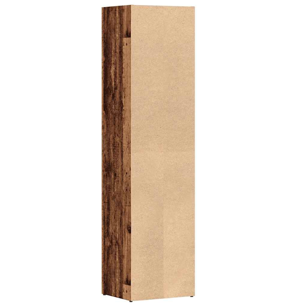 ντουλάπι βιβλίων vidaXL Παλιό ξύλο 36x30x143 cm Κατασκευασμένο ξύλο