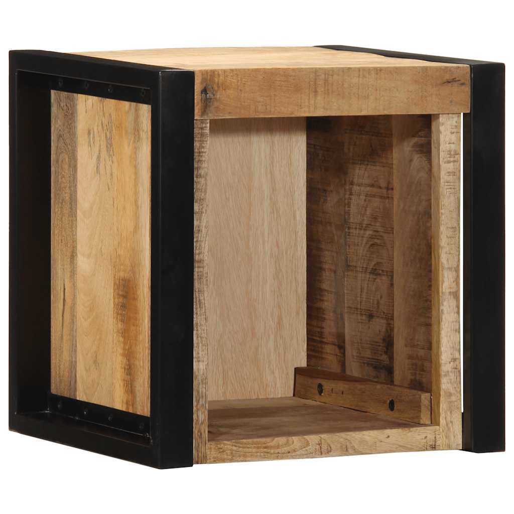 vidaXL Κομοδίνο 40x35x40 cm Στερεό ακατέργαστο ξύλο Mango