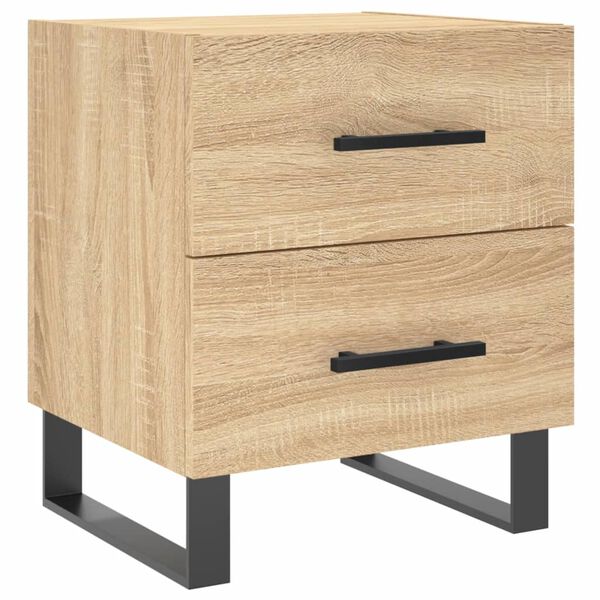vidaXL Κομοδίνο Sonoma Δρυς 40 x 35 x 47,5 εκ. από Επεξεργασμένο Ξύλο