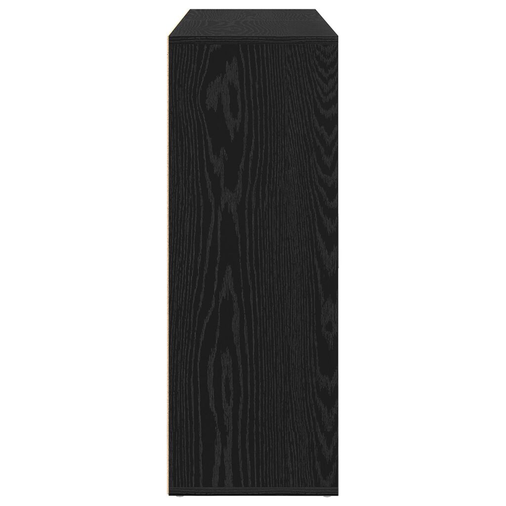vidaXL Μπουφέδες 2 τμχ Μαύρο Δρύς 60x31x84 εκ Επεξεργασμένο Ξύλο