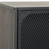 vidaXL Ντουλάπι Αποθήκευσης Γκρι 72 x 36 x 82 εκ. Μέταλλο / MDF
