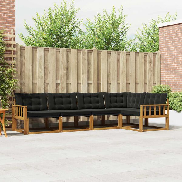 vidaXL &Sigma;&epsilon;&iota;&rho;ά &Kappa;&alpha;&nu;&alpha;&pi;έ &Epsilon;&xi;&omega;&tau;&epsilon;&rho;&iota;&kappa;&omicron;ύ &mu;&epsilon; &mu;&alpha;&xi;&iota;&lambda;ά&rho;&iota; 5 pcs &Phi;&upsilon;&sigma;&iota;&kappa;ό &kappa;&alpha;&iota; &Mu;&alpha;ύ&rho;&omicron;