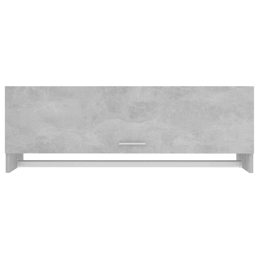 vidaXL Ντουλάπα Γκρι Σκυροδέματος 100 x 32,5 x 35 εκ. από Επεξ. Ξύλο
