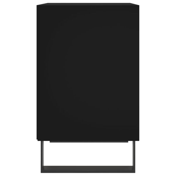 vidaXL Κομοδίνο Μαύρο 40 x 30 x 50 εκ. από Επεξεργασμένο Ξύλο