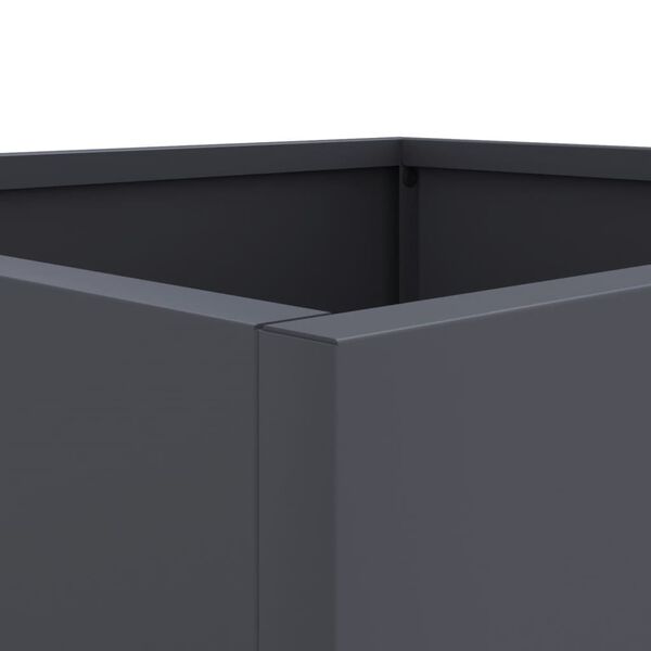 vidaXL Ζαρντινιέρα Ανθρακί 49x47x46 εκ. από Χάλυβα