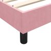 vidaXL Box Spring κρεβάτι χωρίς στρώμα ροζ 180x220 cm Βελούδινο