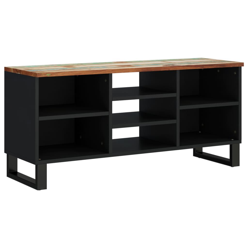 vidaXL Έπιπλο Τηλεόρασης 100x33x46εκ. Μασίφ Ανακυκλ. Ξύλο & Επεξ. Ξύλο