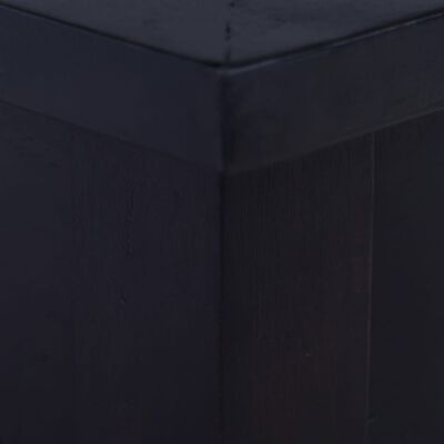 vidaXL Τραπέζι Σαλονιού Ανοιχτό Καφέ-Μαύρο 100x50x30 εκ. Μασίφ Μαόνι