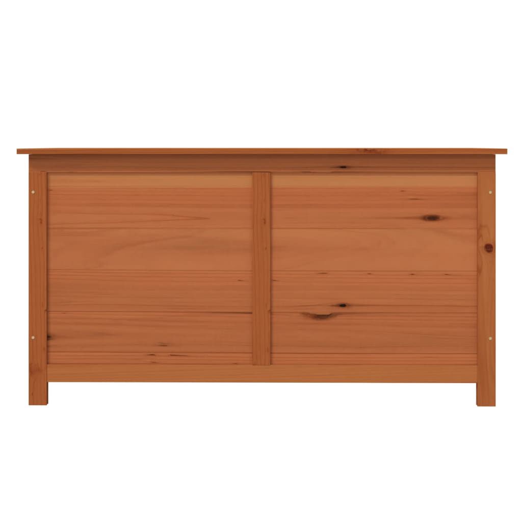 vidaXL Κουτί Μαξιλαριών Εξ. Χώρου Καφέ 100x50x56 εκ. Μασίφ Ξύλο Ελάτης