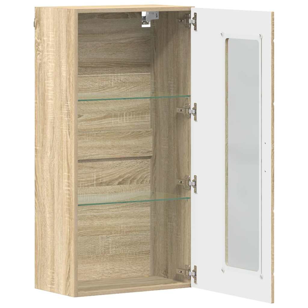 vidaXL Ντουλάπα τοίχου Sonoma Δρυς 55 x 29 x 100 εκ Επεξεργασμένο ξύλο