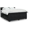 vidaXL &Kappa;&rho;&epsilon;&beta;ά&tau;&iota; Boxspring &mu;&epsilon; &Sigma;&tau;&rho;ώ&mu;&alpha; &Mu;&alpha;ύ&rho;&omicron; 200x200 &epsilon;&kappa;. &Beta;&epsilon;&lambda;&omicron;ύ&delta;&iota;&nu;&omicron;