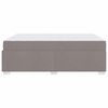 vidaXL Σκελετός Κρεβατιού Taupe 160 x 200 cm ύφασμα