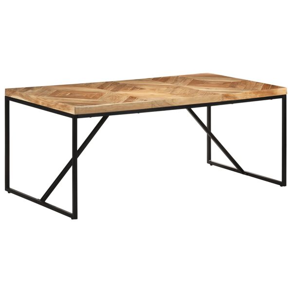 vidaXL Τραπεζαρία 180 x 90 x 76 εκ. από Μασίφ Ξύλο Ακακίας/Μάνγκο