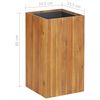 vidaXL Ζαρντινιέρα Υπερυψωμένη 33,5 x 33,5 x 60 εκ. Μασίφ Ξύλο Ακακίας