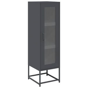 vidaXL Highboard &Alpha;&nu;&theta;&rho;&alpha;&kappa;ί 36x39x123 cm &Alpha;&tau;&sigma;ά&lambda;&iota; &psi;&upsilon;&chi;&rho;ή&sigmaf; έ&lambda;&alpha;&sigma;&eta;&sigmaf;