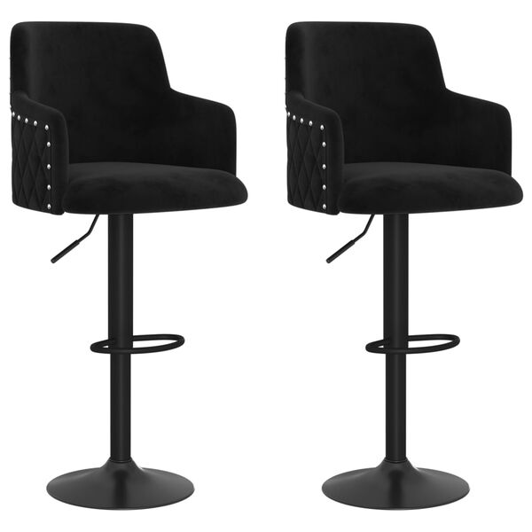 vidaXL &Sigma;&kappa;&alpha;&mu;&pi;ό &Mu;&pi;&alpha;&rho; 2 &tau;&epsilon;&mu;. &Mu;&alpha;ύ&rho;&alpha; &Beta;&epsilon;&lambda;&omicron;ύ&delta;&iota;&nu;&alpha;