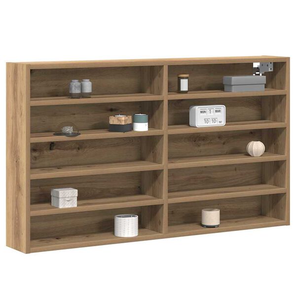 vidaXL &Beta;&iota;&tau;&rho;ί&nu;&alpha; &mu;&epsilon; &rho;ά&phi;&iota; Artisan Oak 100 x 15 x 58 cm &Epsilon;&pi;&epsilon;&xi;&epsilon;&rho;&gamma;&alpha;&sigma;&mu;έ&nu;&omicron; &xi;ύ&lambda;&omicron;