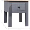 vidaXL Κομοδίνο Γκρι 46x40x57 εκ. από Ξύλο Πεύκου Σειρά Panama