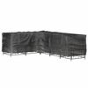 vidaXL Κάλυμμα Επίπλων Κήπου Σχήματος Γ με 16 Κρίκους 260x210x80 εκ.