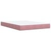 vidaXL &Kappa;&rho;&epsilon;&beta;ά&tau;&iota; Boxspring &mu;&epsilon; &Sigma;&tau;&rho;ώ&mu;&alpha; &Rho;&omicron;&zeta; 140x190 &epsilon;&kappa;. &Beta;&epsilon;&lambda;&omicron;ύ&delta;&iota;&nu;&omicron;
