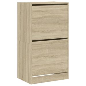 vidaXL &Pi;&alpha;&pi;&omicron;&upsilon;&tau;&sigma;&omicron;&theta;ή&kappa;&eta; &mu;&epsilon; 2 &Alpha;&nu;&alpha;&kappa;&lambda;. &Sigma;&upsilon;&rho;&tau;ά&rho;&iota;&alpha; Sonoma &Delta;&rho;&upsilon;&sigmaf; 60x42x108 &epsilon;&kappa;.