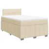 vidaXL &Kappa;&rho;&epsilon;&beta;ά&tau;&iota; Boxspring &mu;&epsilon; &Sigma;&tau;&rho;ώ&mu;&alpha; &Kappa;&rho;&epsilon;&mu; 120x200 &epsilon;&kappa;. &Upsilon;&phi;&alpha;&sigma;&mu;ά&tau;&iota;&nu;&omicron;