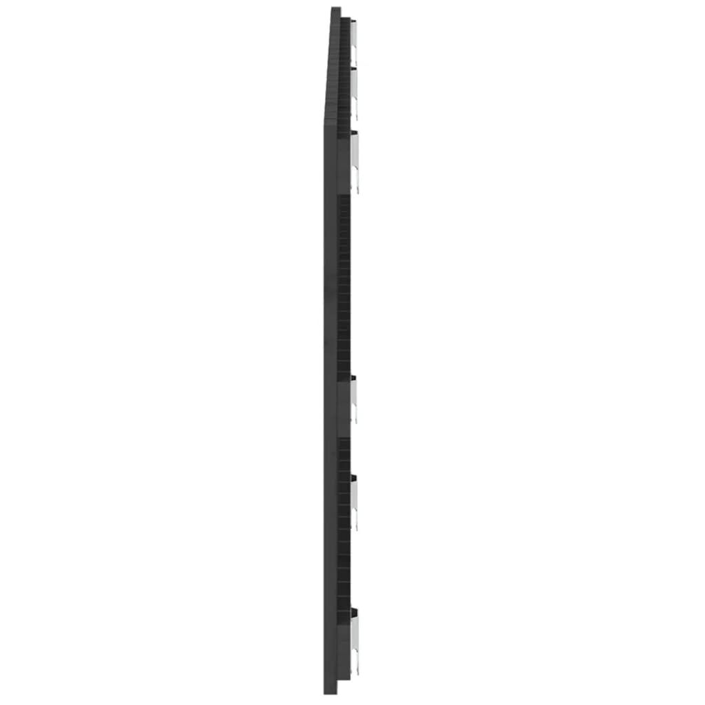 vidaXL Κεφαλάρι Τοίχου Γκρι 147x3x60 εκ. από Μασίφ Ξύλο Πεύκου