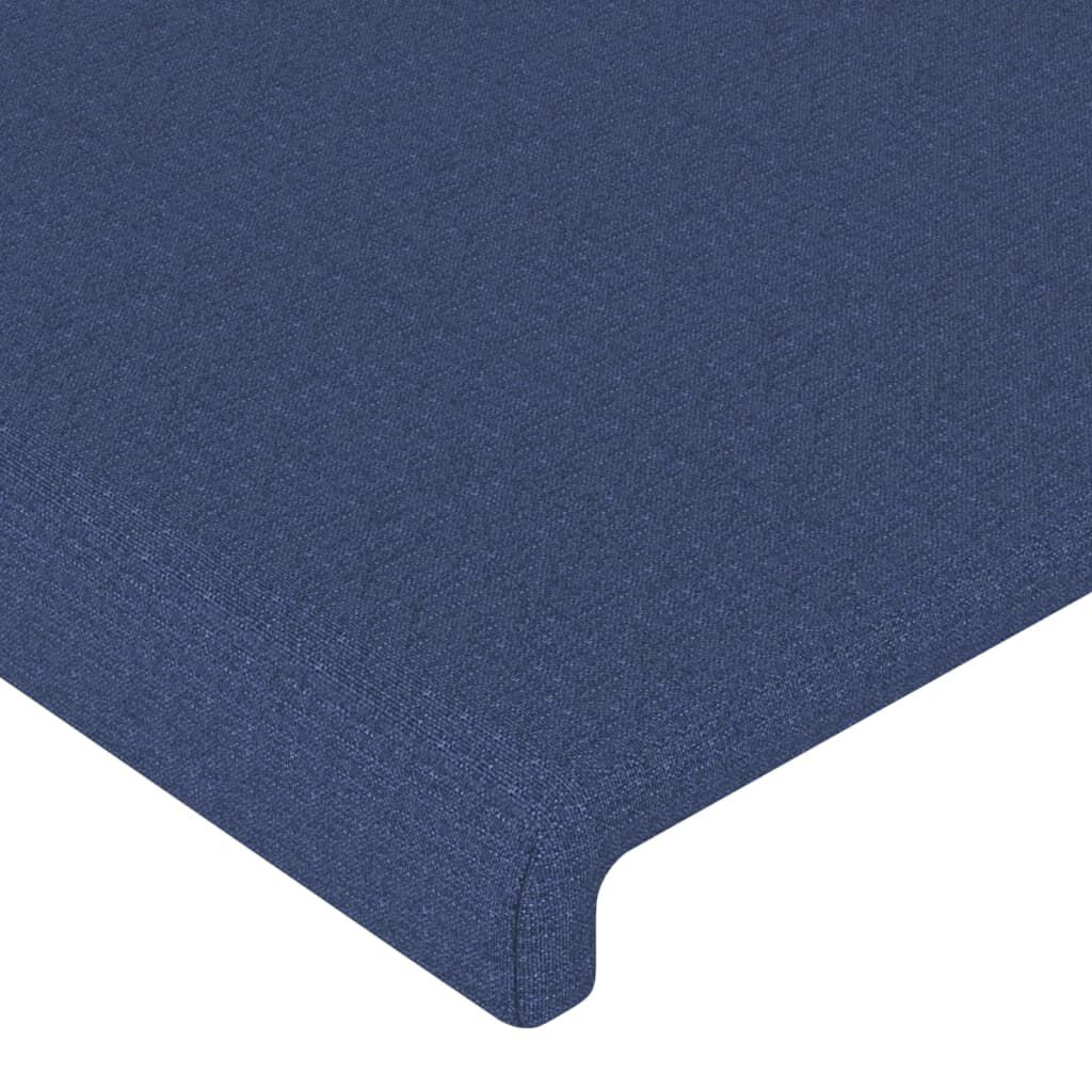 vidaXL Κεφαλάρια Κρεβατιού 2 τεμ. Μπλε 100x5x78/88 εκ. Υφασμάτινο