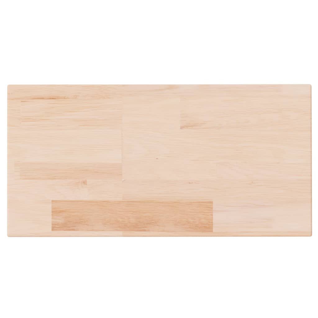 vidaXL Ράφι 40x20x4 εκ. από Ακατέργαστο Μασίφ Ξύλο Δρυός