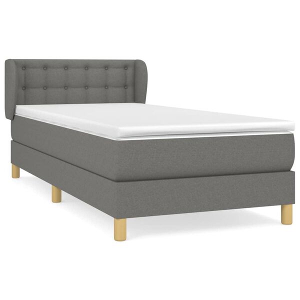 vidaXL &Kappa;&rho;&epsilon;&beta;ά&tau;&iota; Boxspring &mu;&epsilon; &Sigma;&tau;&rho;ώ&mu;&alpha; &Sigma;&kappa;&omicron;ύ&rho;&omicron; &Gamma;&kappa;&rho;&iota; 80x200 &epsilon;&kappa;. &Upsilon;&phi;&alpha;&sigma;&mu;ά&tau;&iota;&nu;&omicron;