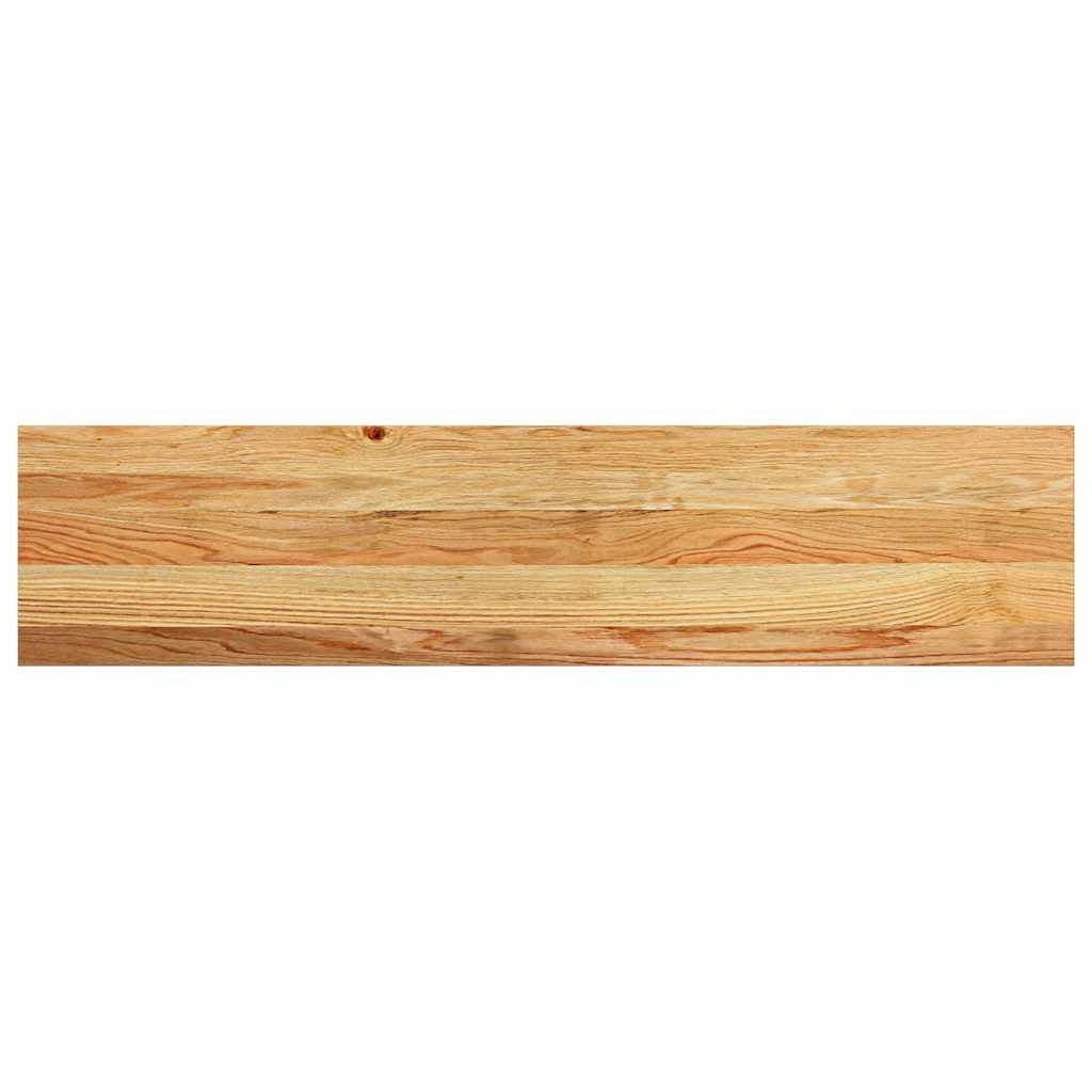 vidaXL Πατάκια Σκάλας 16 τεμ. Ανοιχτό Καφέ 110x25x2 cm Ξύλο Δρυός