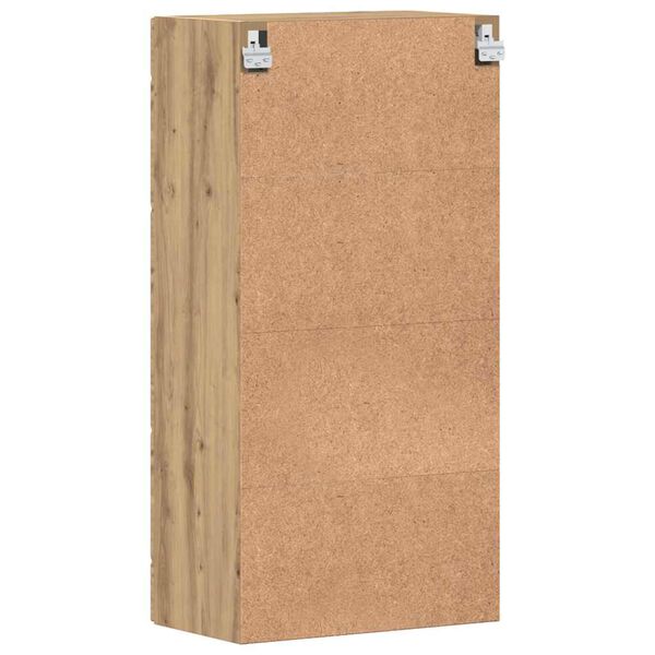 vidaXL Ντουλάπα τοίχου με ράφι Επιτοίχιο artisan δρυς 55 x 29 x 100 εκ