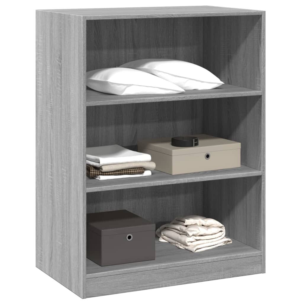 vidaXL Ντουλάπα Γκρι Sonoma 77x48x102 εκ. από Επεξεργασμένο Ξύλο